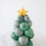 Christmas Tree Tabletop Balloon Stack