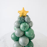 Christmas Tree Tabletop Balloon Stack