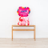 Colorful Valentines Heart Stack