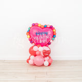 Colorful Valentines Heart Stack