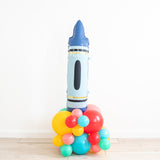 Crayon Back to School Balloon Stack 
