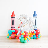 Crayon Back to School Balloon Stack  2