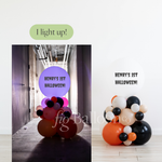 Custom Glow In The Dark Balloon Stack!