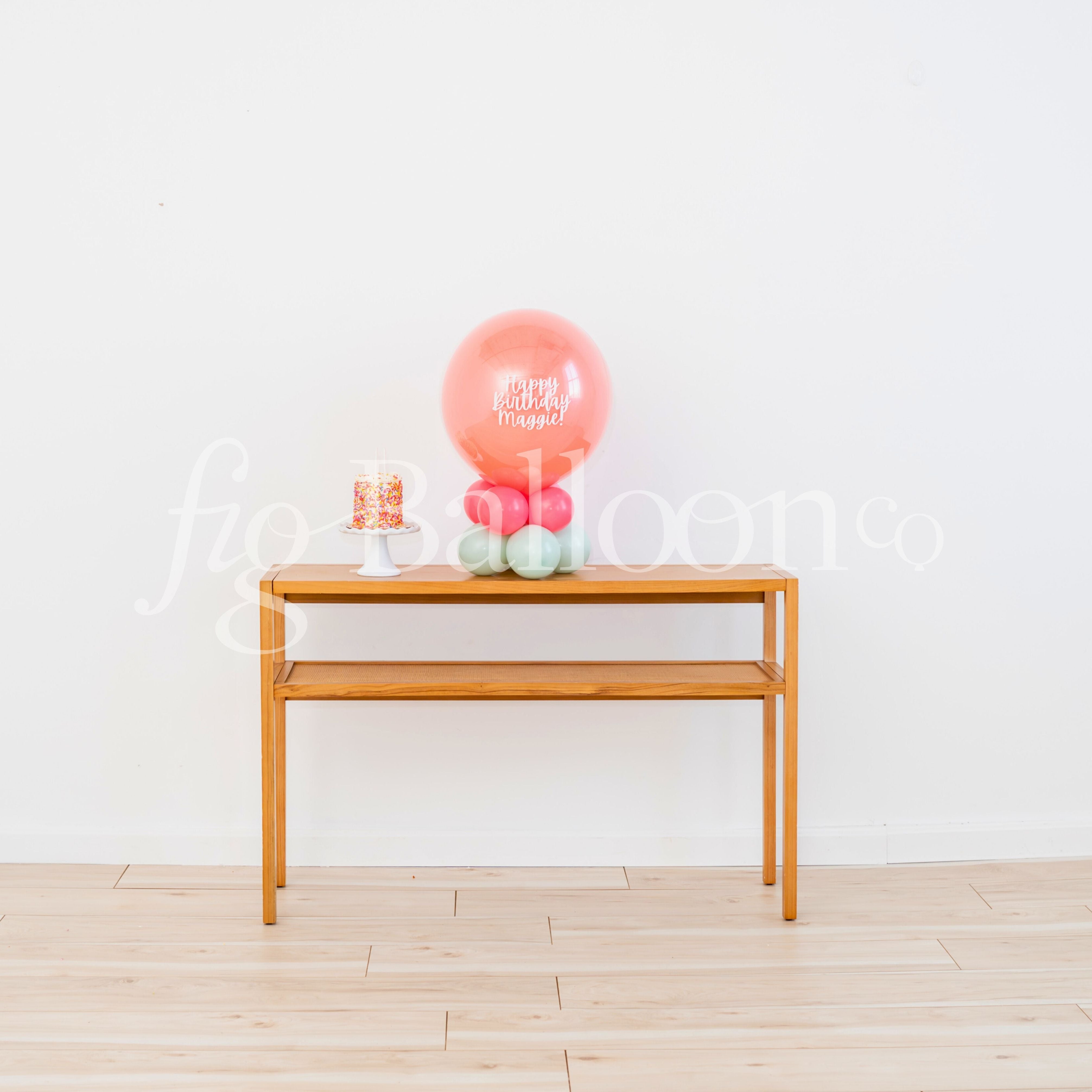 Customizable Balloon Tabletop Stack Centerpiece