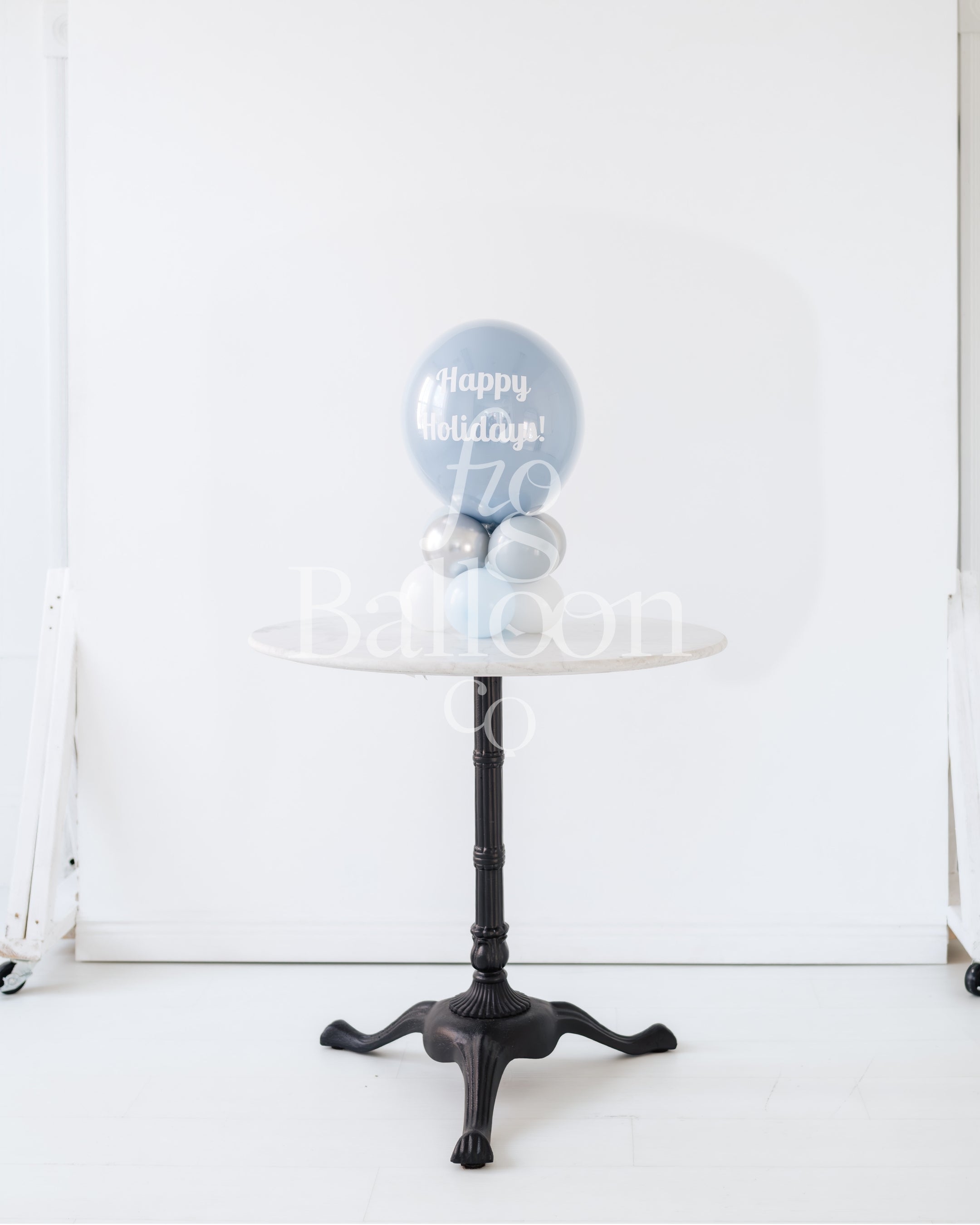 Customizable Winter Wonderland Tabletop Balloon Stack
