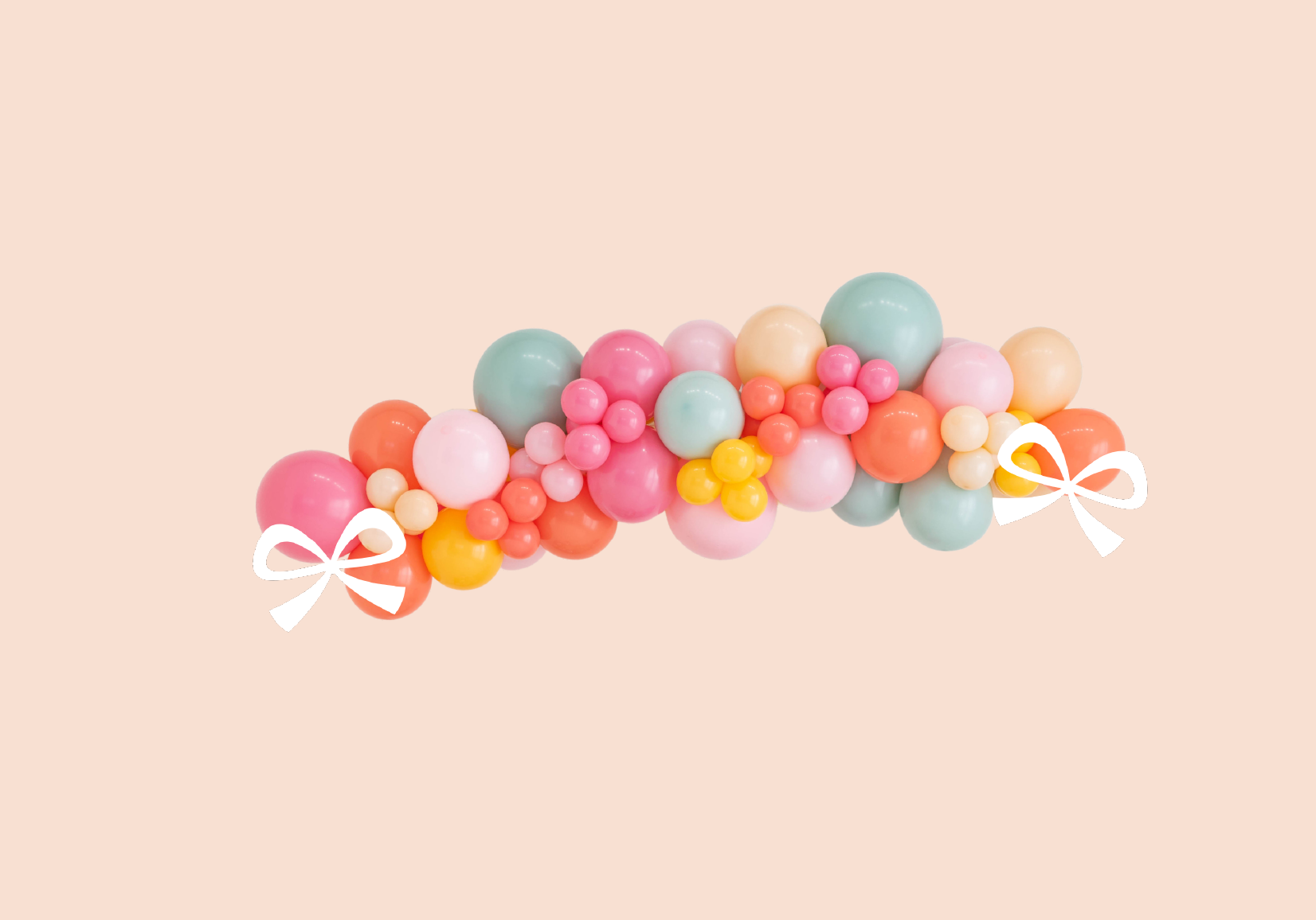 Fig Balloon Co wave shaped balloon garland