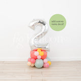 Fig Balloon Co Number Stack with Name
