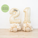 Fig Balloon Co Number Stacks with Name