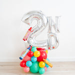 Fig Balloon Grade Level Back to School Number Stack