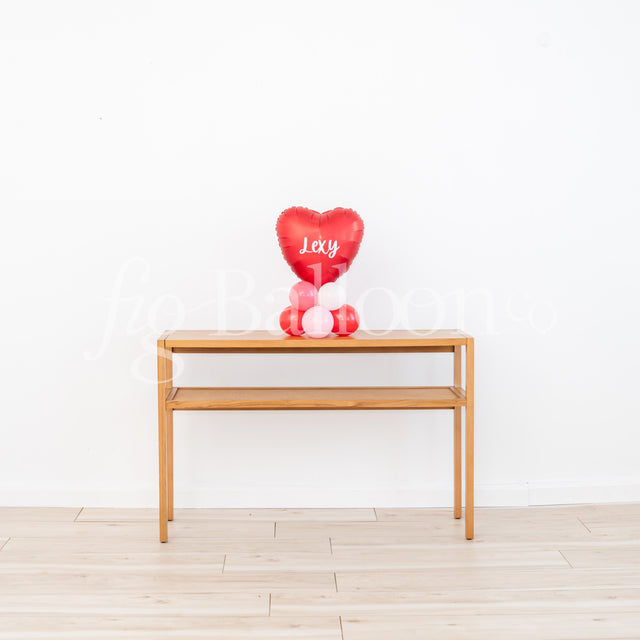 Heart Balloon Tabletop Stack