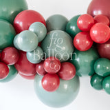 Mistletoe Balloon Garland