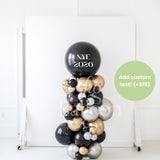 NYE Noir Customizable Balloon Column