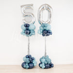Number Balloon Party Pole 50
