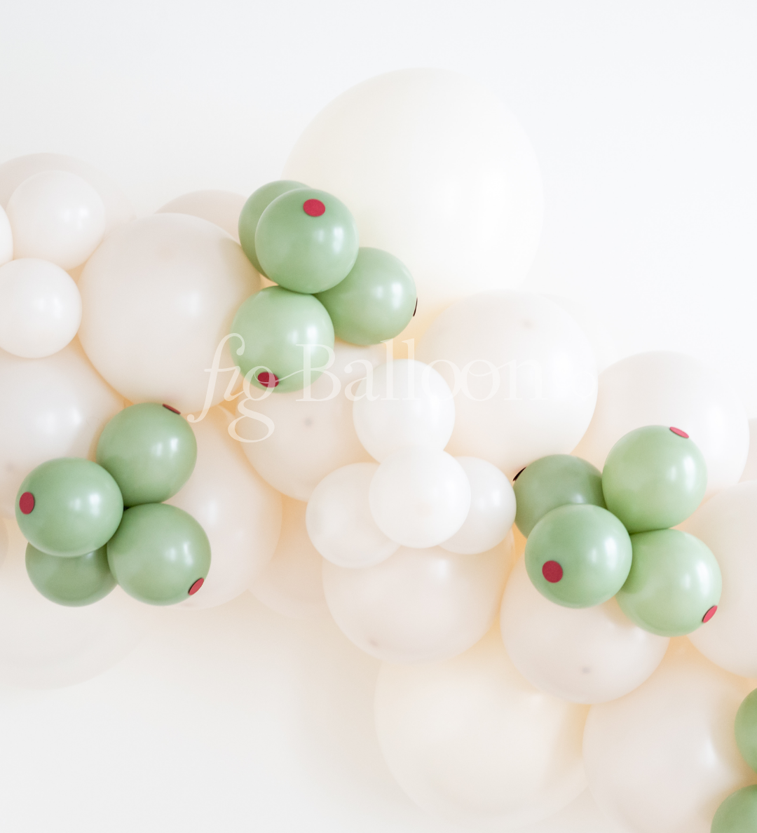 Olive Martini Balloon Garland