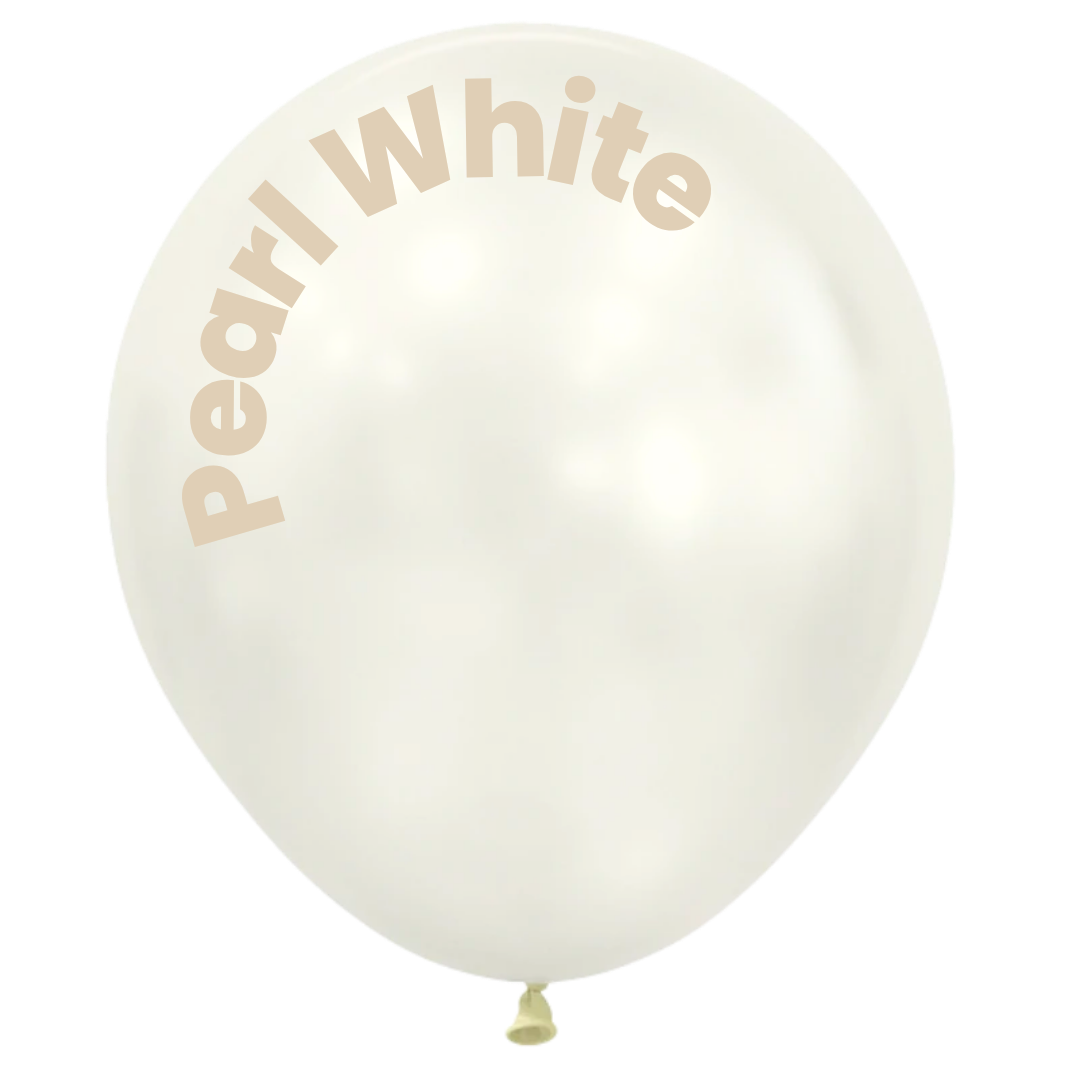 Pearl White Balloon Color