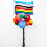Pride Flag Balloon Stack