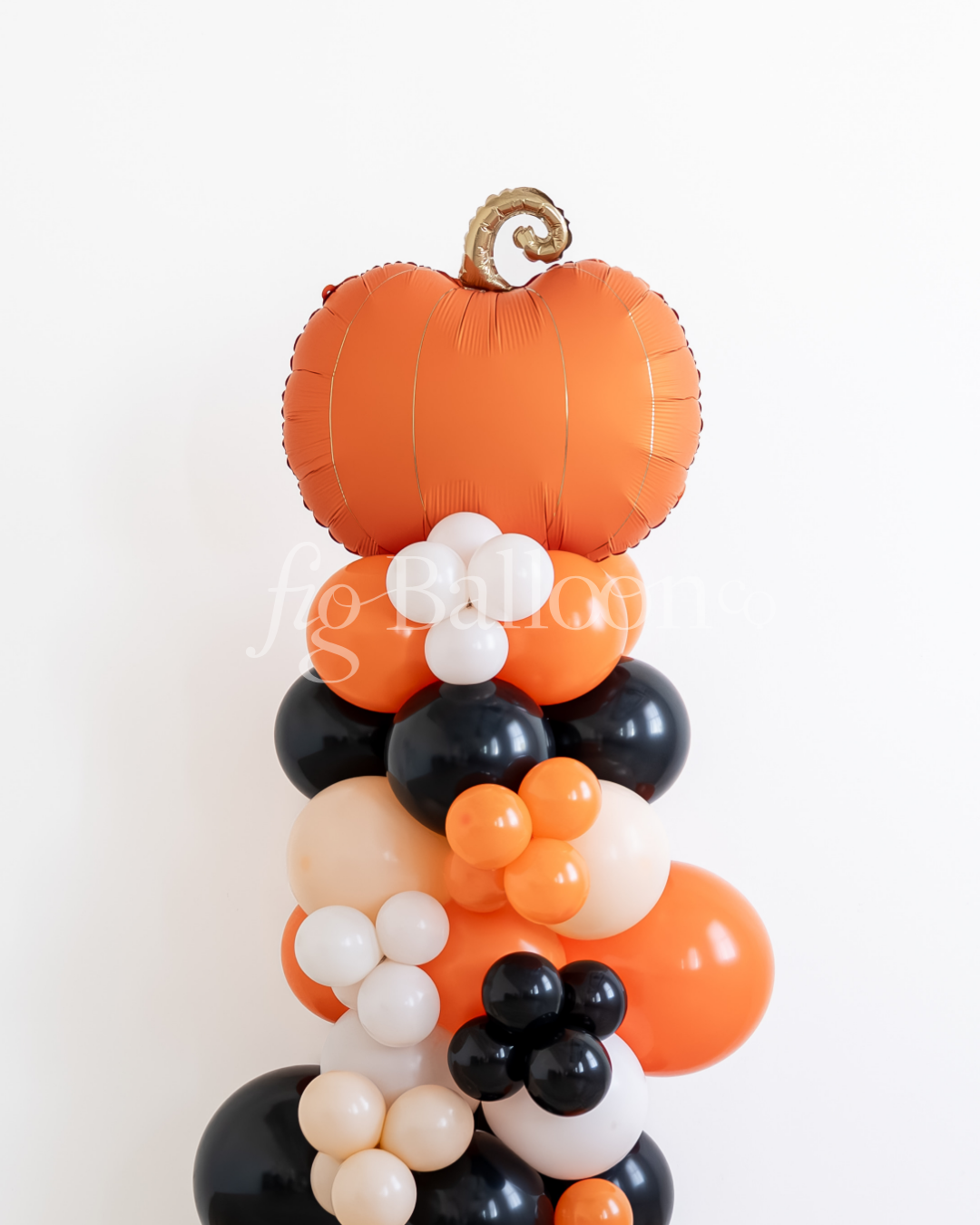 Pumpkin Balloon Column