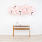 Satin Ribbon Bows Balloon Garland