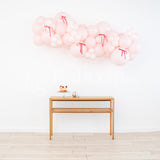 Satin Ribbon Bows Balloon Garland