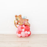 Teddy Bear Cupid Balloon Stack