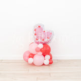 Vintage Cake Balloon Stack