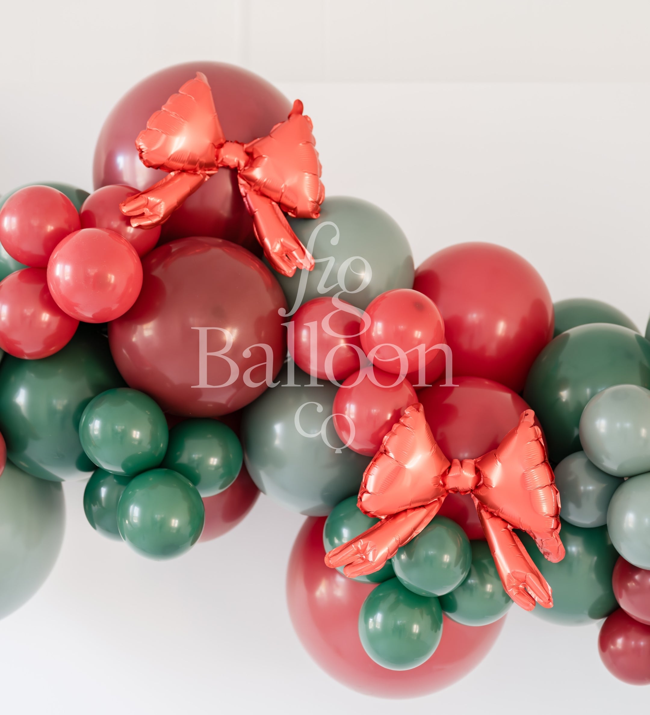 Wrapped with a Bow Balloon Garland