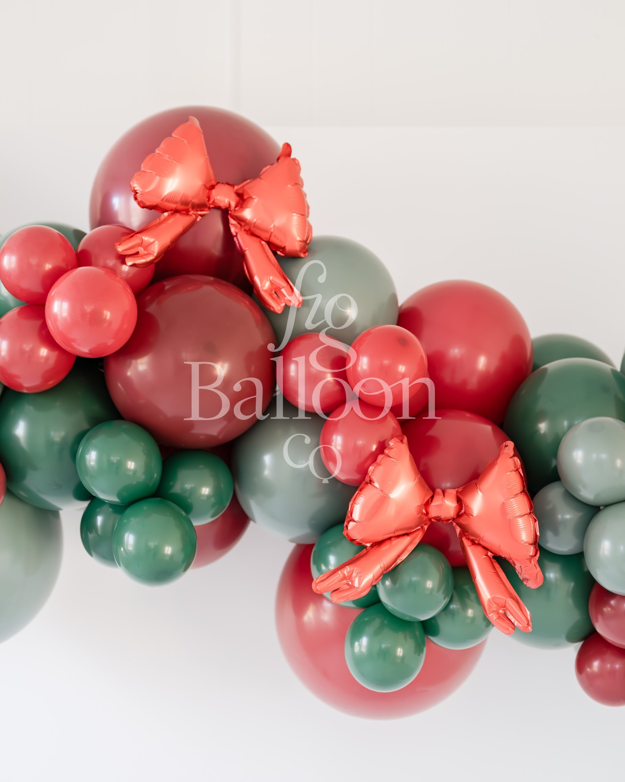 Wrapped with a Bow Balloon Garland