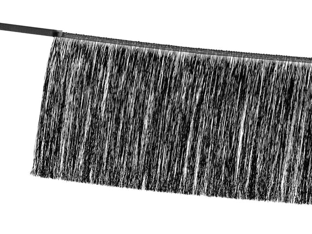 Black Fringe Curtain