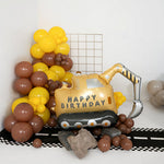 construction truck birthday balloon