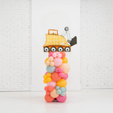 Excavator Construction Truck Column