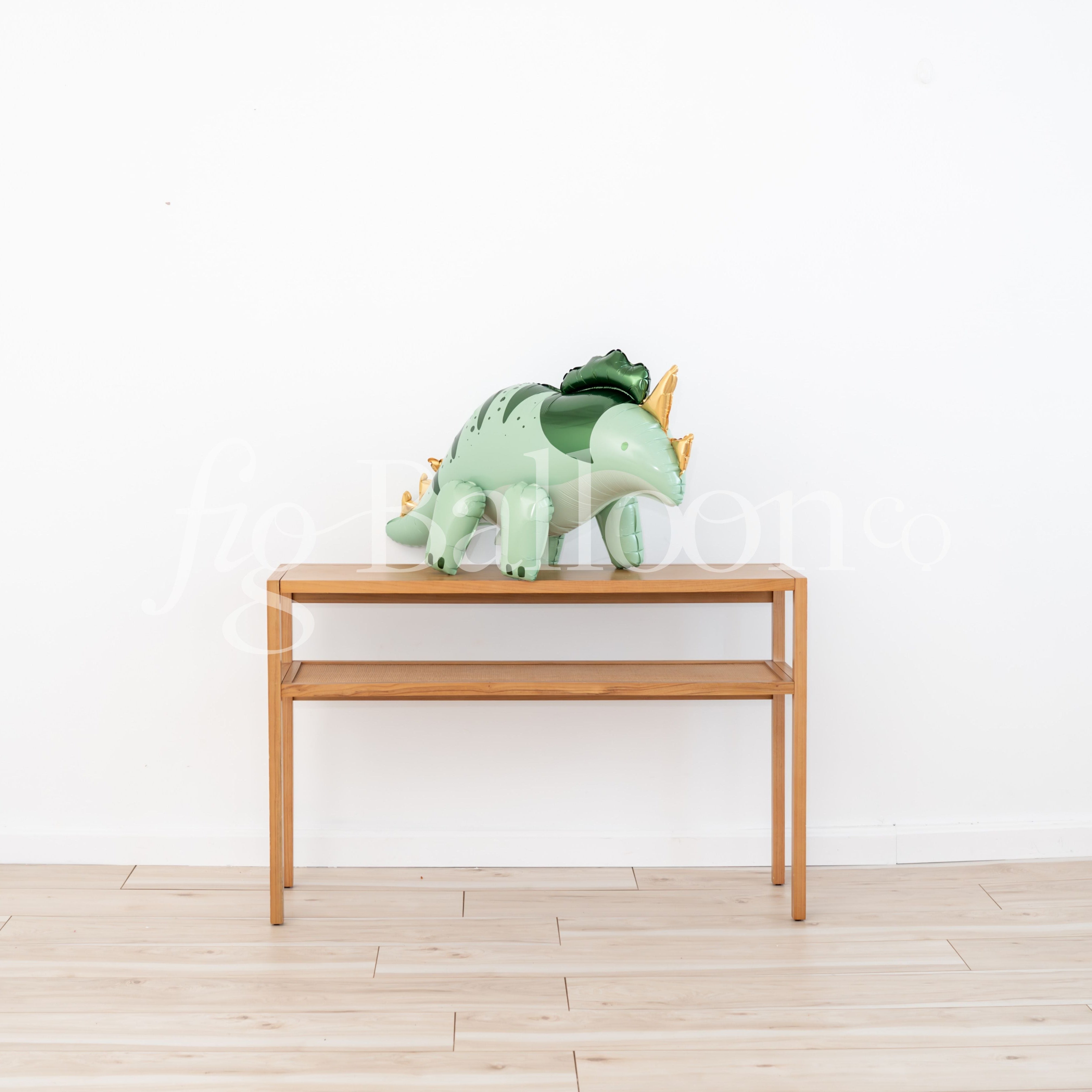 dinosaur balloon green