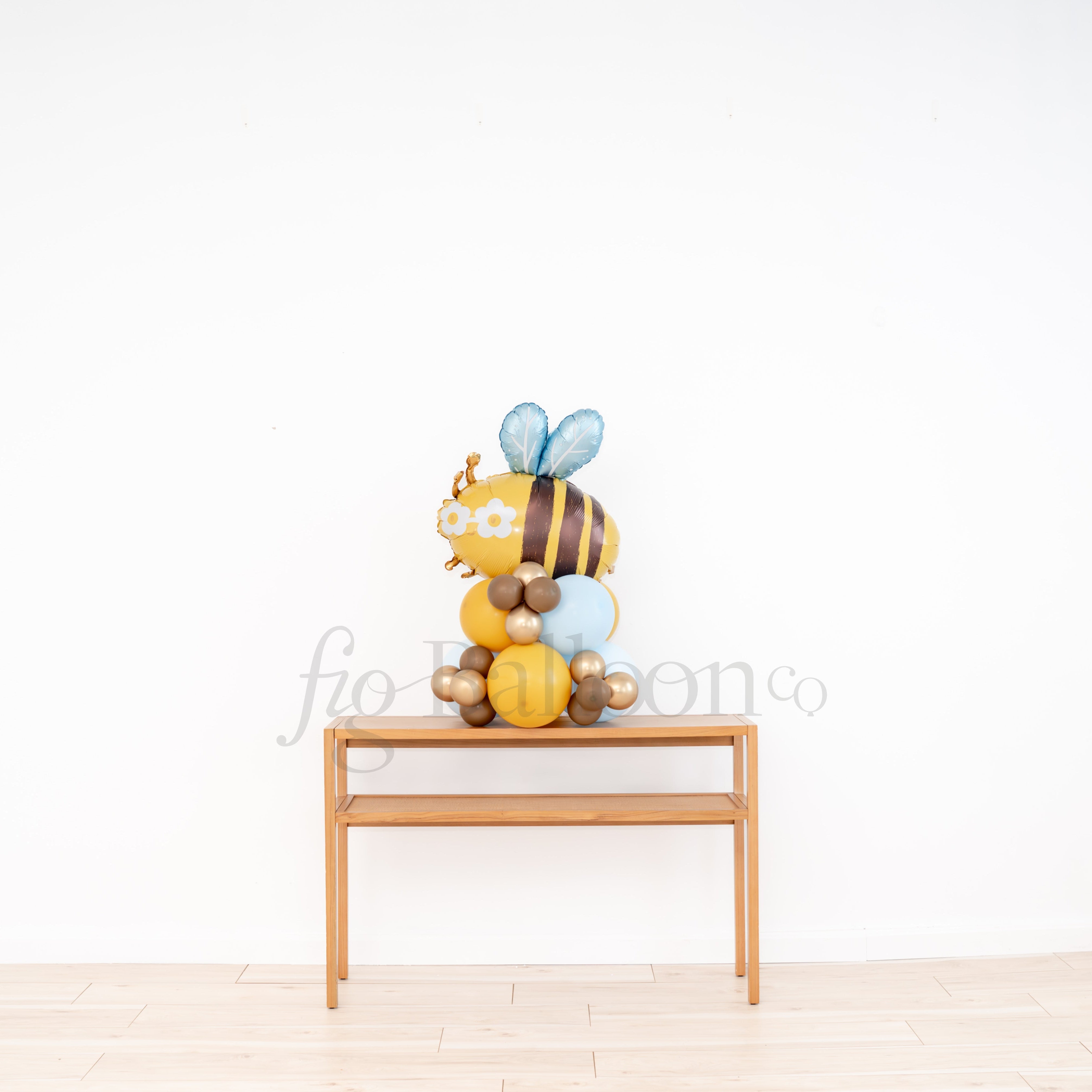 fig balloon co bumblebee balloon stack