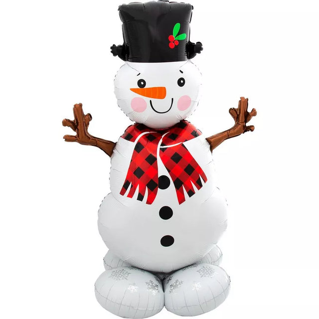 Jumbo Holiday Snowman Frosty Balloon