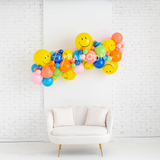 Smiley Face Balloon Garland