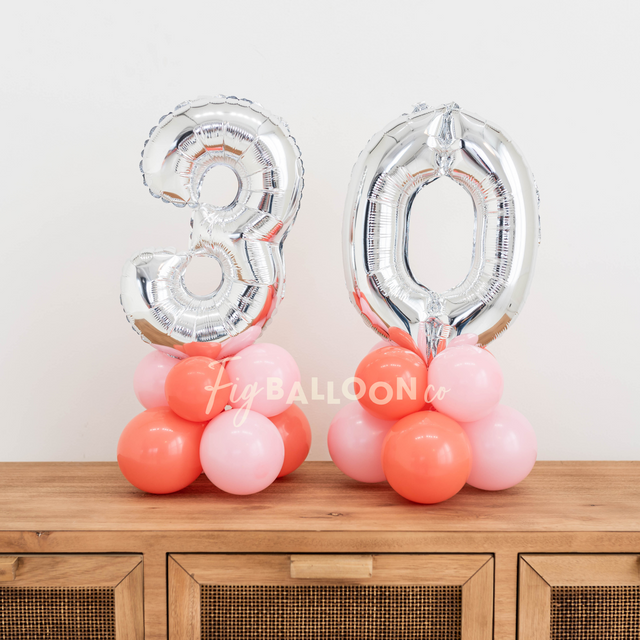 Mini outlet number balloons