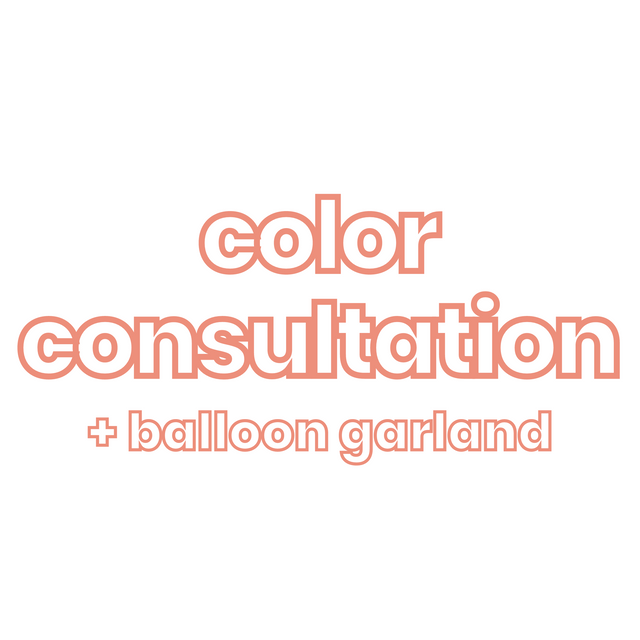 Color Consultation Balloon Garland