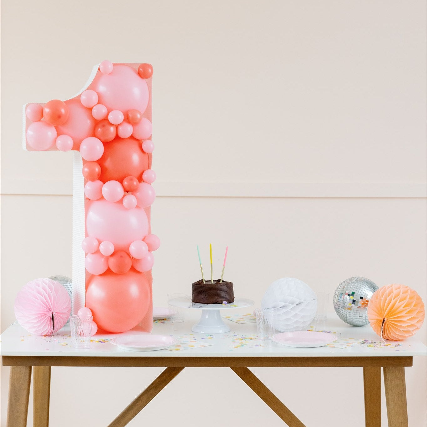 Fig Balloon Co Mini Balloon Filled Number 1